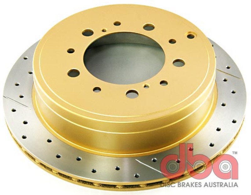 DBA 08-19 Lexus LX570 Rear Level 2 Rotor & Pad Kit (2x dbaDBA2723X, 1x dbaDB1857SP) thumbnail 3