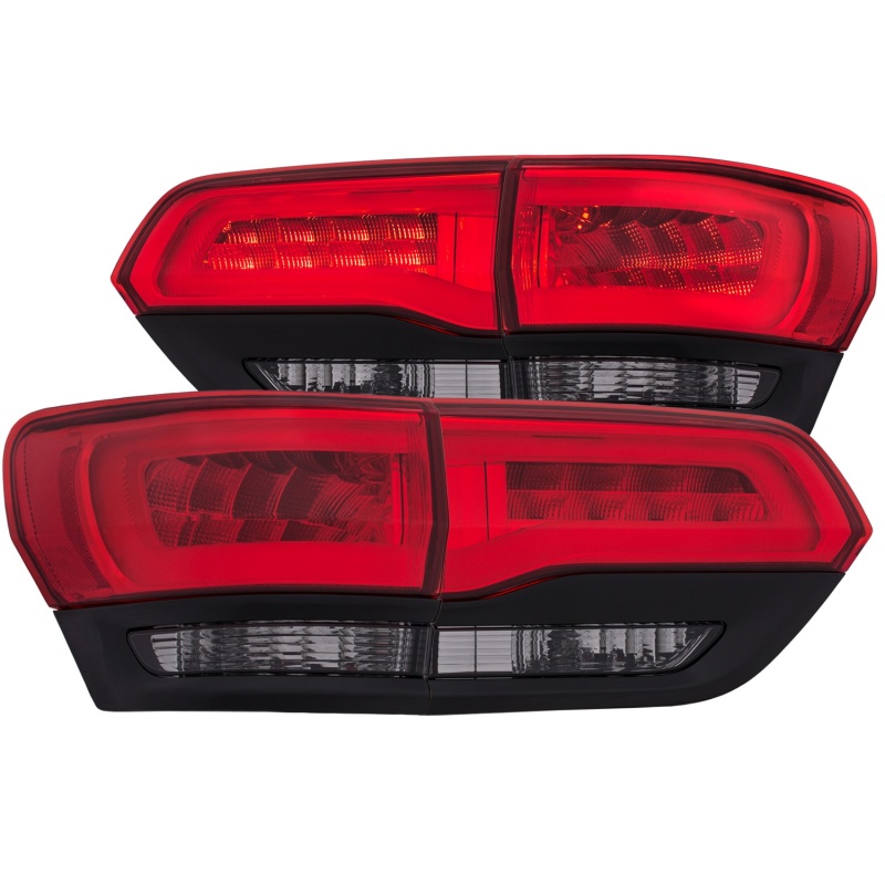 ANZO 2014-2016 Jeep Grand Cherokee LED Taillights Red/Smoke thumbnail 5
