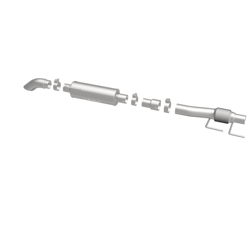 MagnaFlow Cat-Back, SS, 2.5/3in, Turn Down In Front Rear Tire 2015 Ford F150 2.7L V6T Ext Cab thumbnail 6