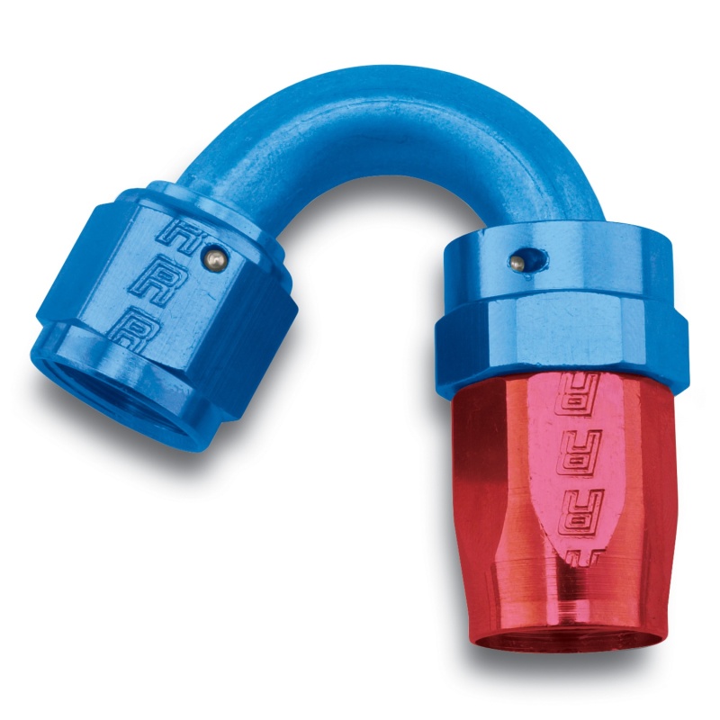 Russell Performance -6 AN Red/Blue 150 Degree Full Flow Swivel Hose End (With 9/16in Radius) thumbnail 8