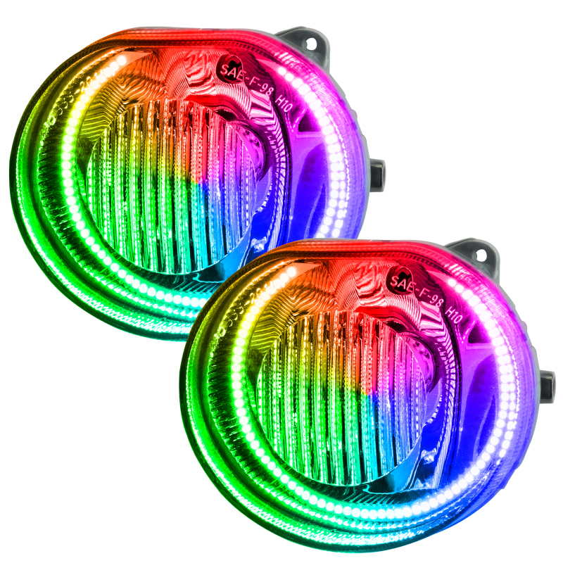 Oracle Jeep Liberty 02-04 LED Fog Light Halo Kit - ColorSHIFT thumbnail 6