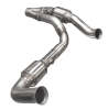 Kooks 07-18 Jeep Wrangler HEMI Swap 2.5in Stainless Steel GREEN Catted Y-Pipe thumbnail 7