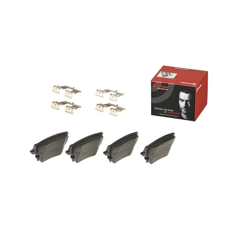 Brembo OE 05-20 Chrysler 300/09-20 Dodge Challenger/06-20 Charger Low-Met Brake Pad - Rear thumbnail 2