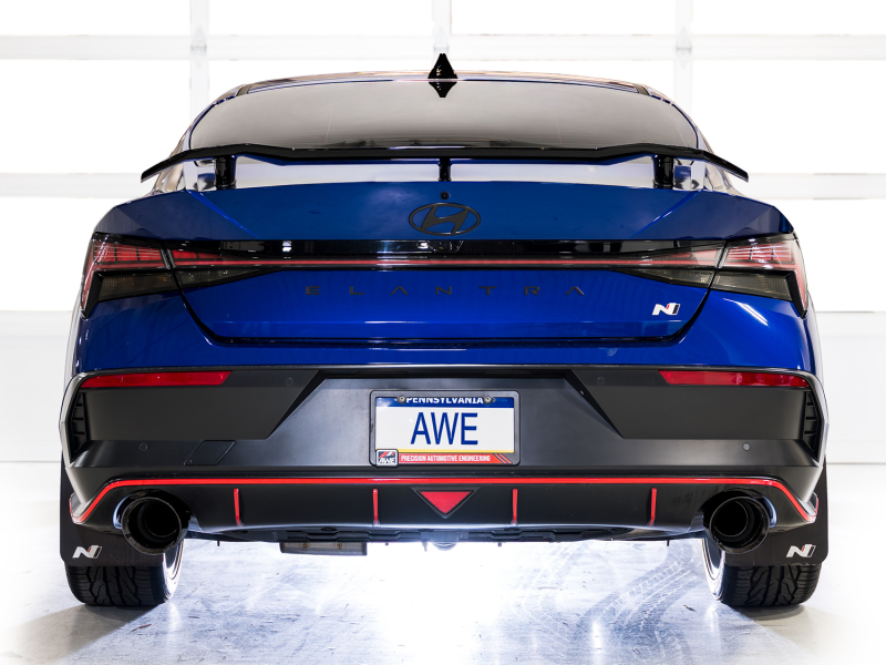 AWE Tuning 22-26 Hyundai Elantra N SwitchPath Cat-Back Exhaust - Diamond Black Tips thumbnail 3