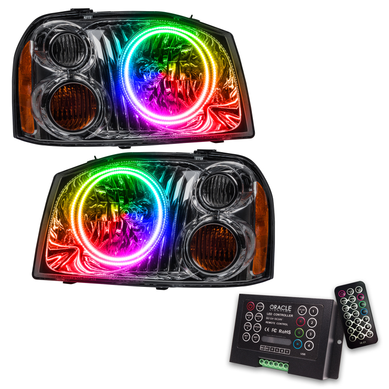 Oracle 01-04 Nissan Frontier SMD HL - Dual Halo - ColorSHIFT w/ 2.0 Controller thumbnail 4