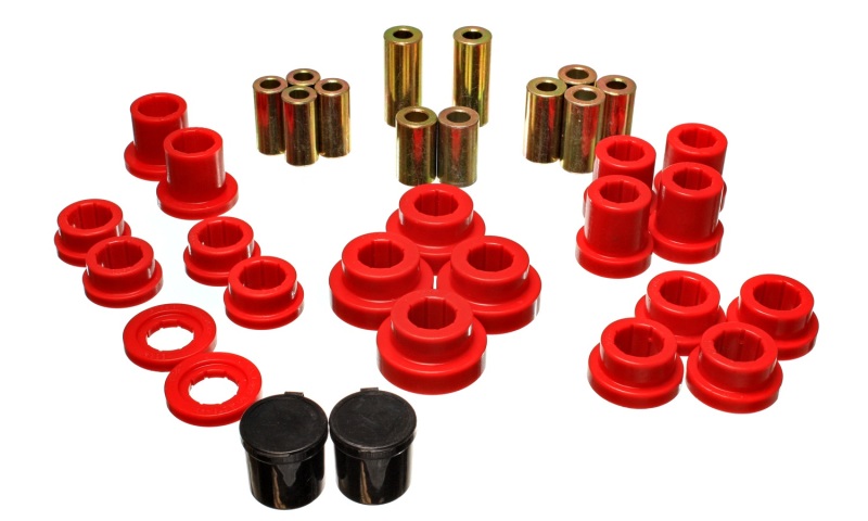 Energy Suspension 00-09 Honda S2000 Red Rear End Control Arm Bushing Set thumbnail 2