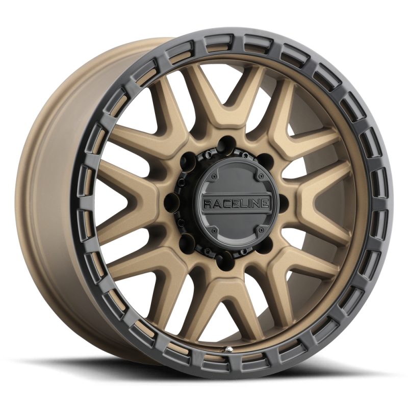 Raceline 953BZ Krank 18x9in / 6x139.7 BP / 18mm Offset / 106.1mm Bore - Bronze Wheel thumbnail 4