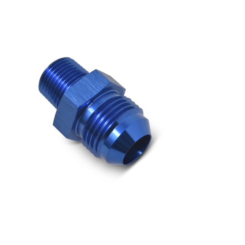 Russell Performance -6 AN to 1/4in NPT Straight Flare to Pipe (Blue) thumbnail 8