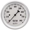 AutoMeter Gauge Tachometer 3-3/8in. 8K RPM In-Dash Old Tyme White thumbnail 6