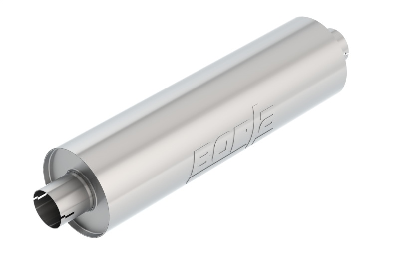 Borla Heavy Duty (Truck) 2.75in Center-Center 24in x 6.75in Round (Notched) Specialty Muffler thumbnail 4