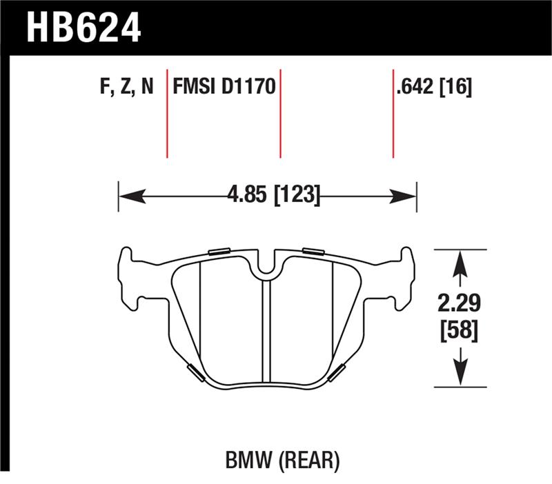 HAWK HPS 5.0 Brake Pad Sets