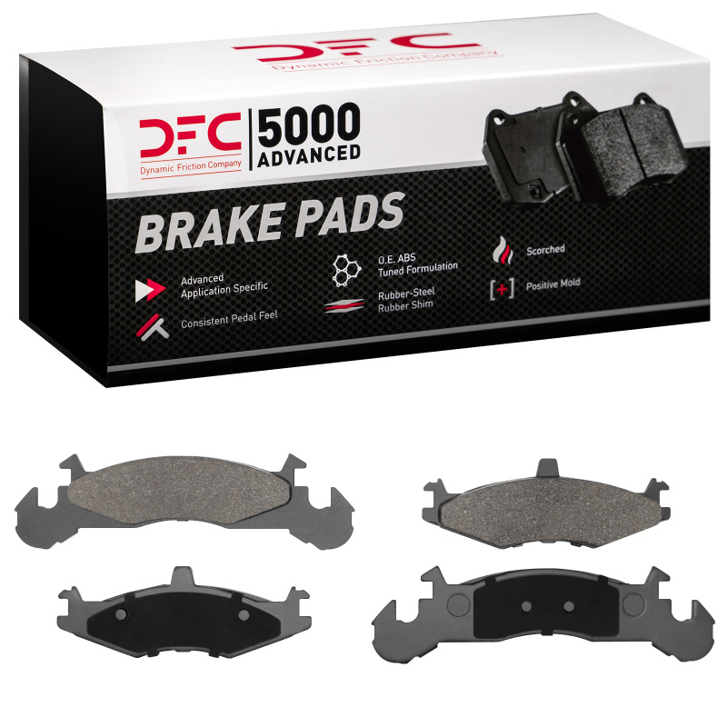 DFC 83-90 Dodge Charger Front 5000 Advanced Semi Metallic Brake Pads