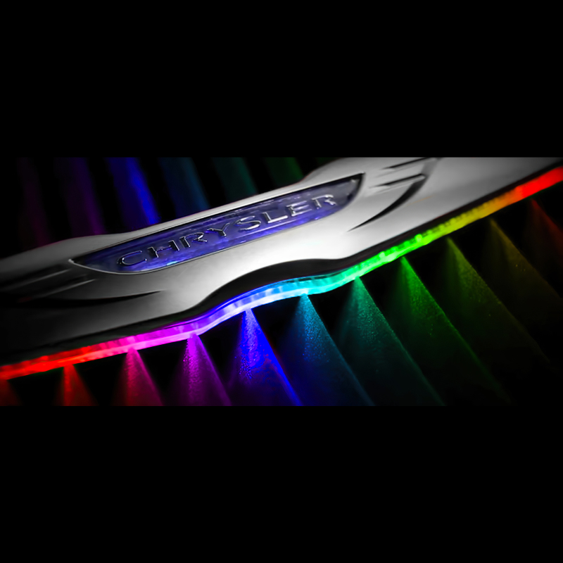 Oracle Chrysler Illuminated LED Sleek Wing - RGB ColorSHIFT thumbnail 2