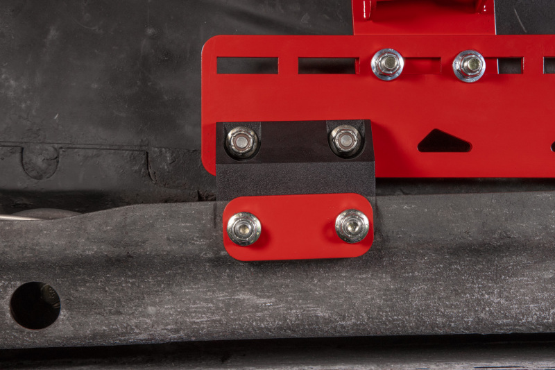 UMI Performance 78-88 GM G-Body Modular Adjustable Transmission Crossmember - Red thumbnail 5