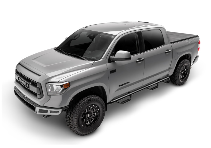 N-Fab Nerf Step 07-13 Chevy-GMC 2500/3500 Ext. Cab 8ft Bed - Gloss Black - Bed Access - 3in thumbnail 8