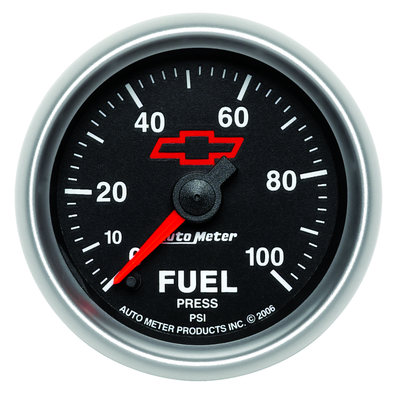 Autometer Sport-Comp II GM 52mm 0-100 PSI Full Sweep Electronic Fuel Pressure Gauge