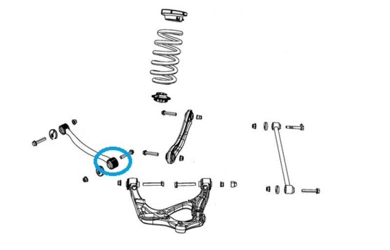 SuperPro 2011 Dodge Durango Heat Rear Lower Tension Arm Outer Bushing Set thumbnail 5