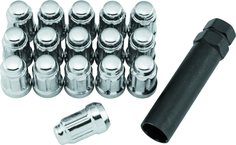 Quadboss Spline Lug Nuts 608818 Nut SPLINE LUG NUTS 12X1.5 SILVER POL thumbnail 2