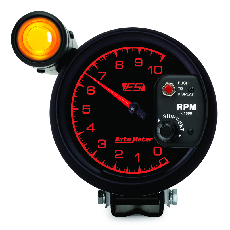 Autometer ES 5in Pedestal Tachometer 10000 RPM w/ Ext Shift-Lite thumbnail 3