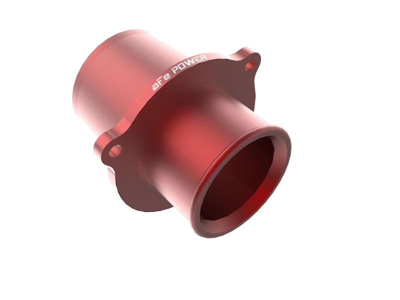 BladeRunner Turbo Muffler Delete for aFe Charge Pipe Red