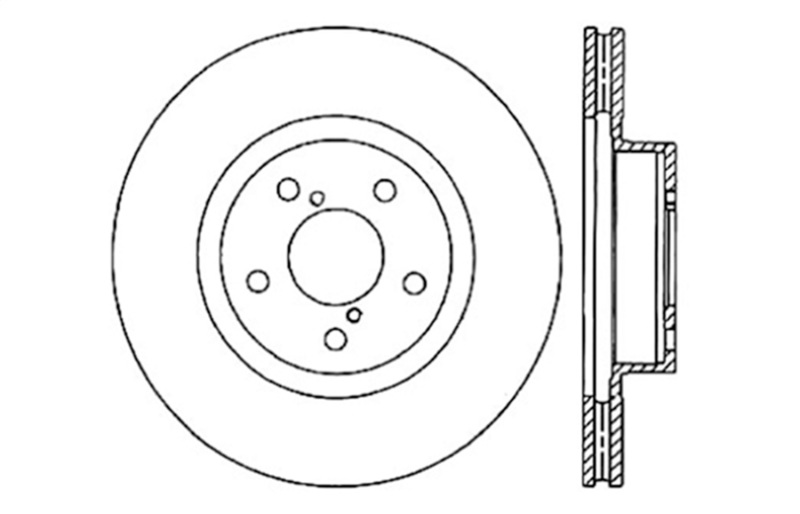 StopTech Drilled Sport Brake Rotor thumbnail 4