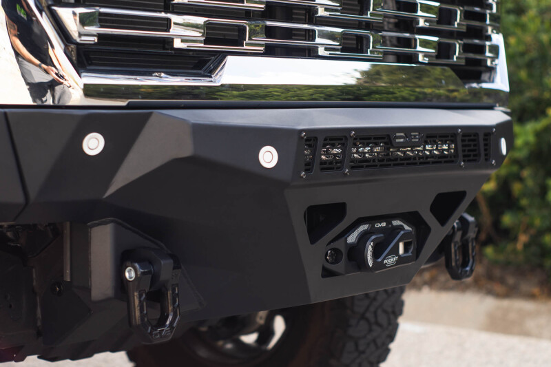 DV8 Offroad 24-26 GMC Sierra 2500/3500 Spec Series Front Bumper w/ Winch thumbnail 4