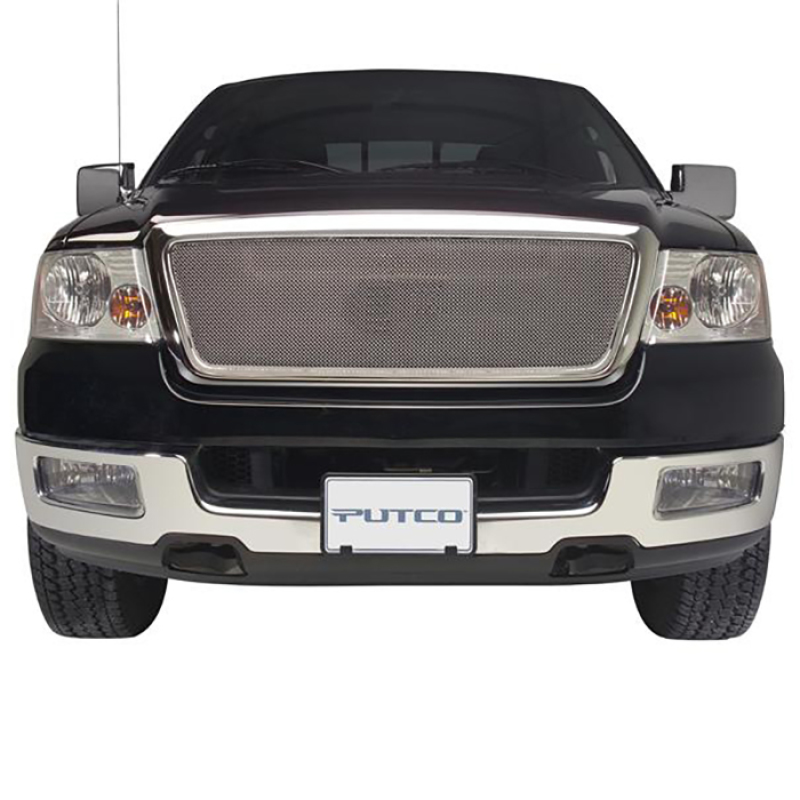 Putco 04-08 Ford F-150 LD Honeycomb (Excl Heritage)(Covering Logo) - Bolt on Liquid Mesh Grilles thumbnail 3