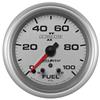 Autometer Ultra-Lite II 2 5/8in 0-100 PSI Full Sweep Electronic Fuel Pressure Gauge thumbnail 6