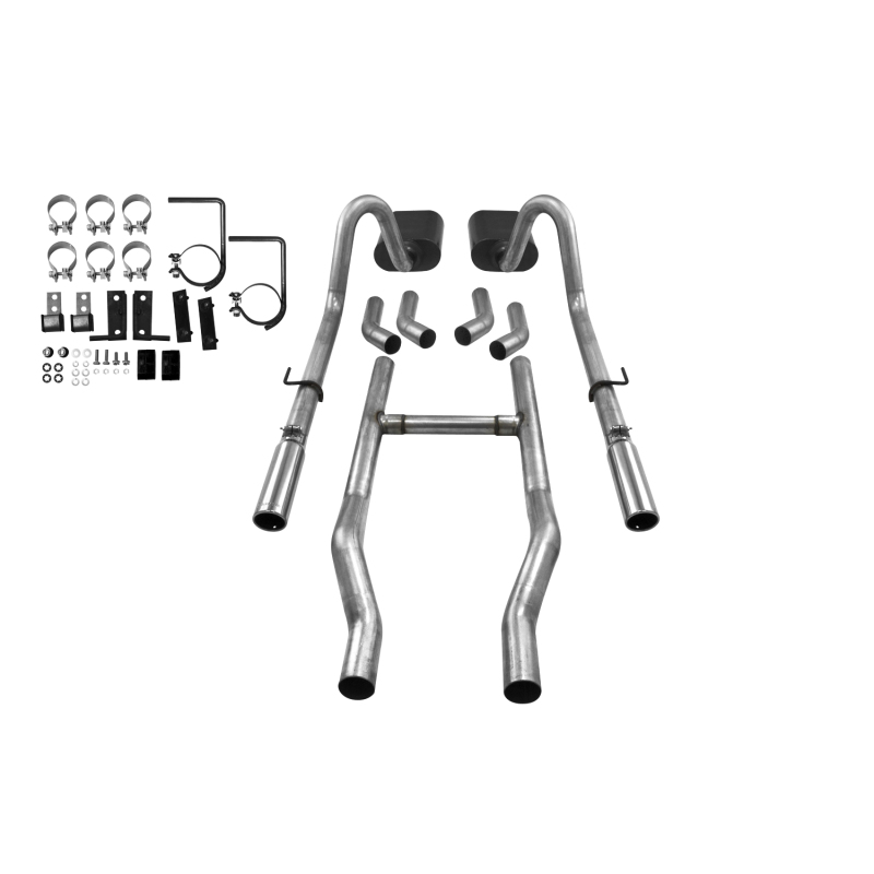 Flowmaster 55-57 Chevrolet 2.5in. American Thunder SS Crossmember-Back Exhaust System thumbnail 8