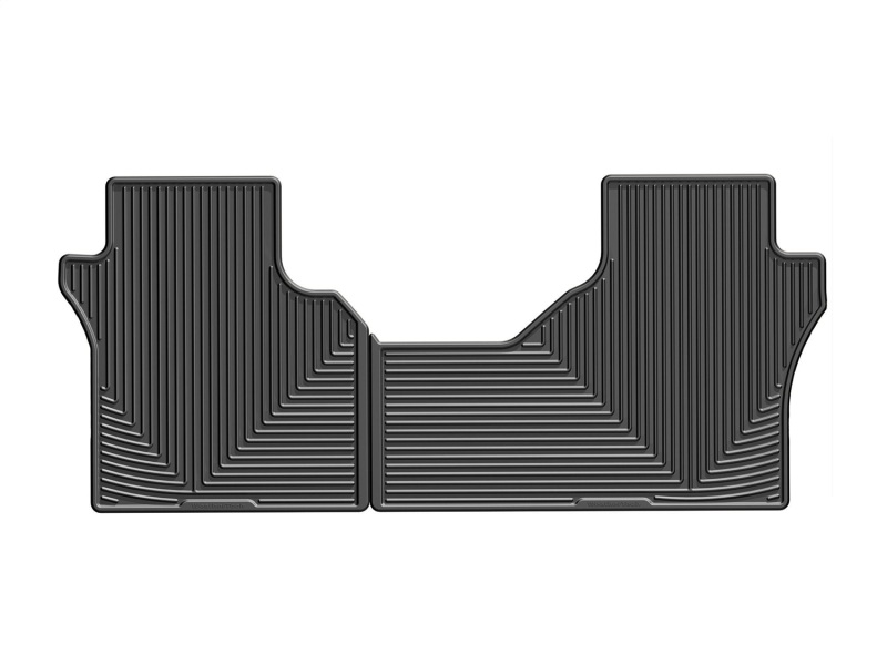 WeatherTech 2019+ Chevrolet Silverado 1500 Rear Rubber Mats - Black