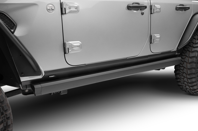 RealTruck 18-24 Jeep Wrangler 4dr VoltStep Electric Running Board Kit (Drilling Req.) - Tex. Blk