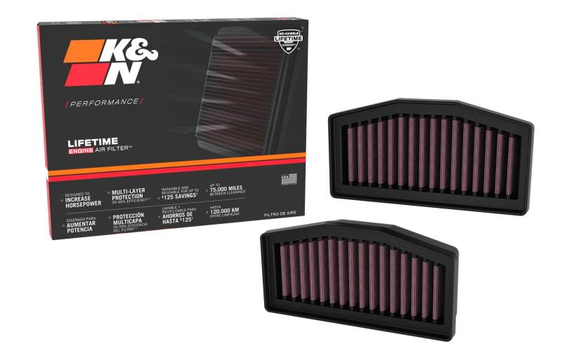 K&N 2024 BMW R1300GS Replacement Air Filter (Set of 2) thumbnail 3
