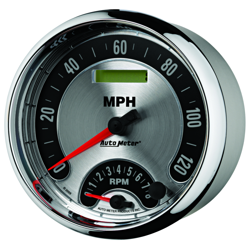 Autometer American Muscle 5in Tach Speedo Combo In-Dash thumbnail 9