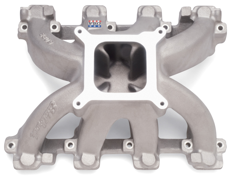 Edelbrock Intake Manifold Super Victor GM LS1 w/ Carburetor (Manifold Only) thumbnail 4