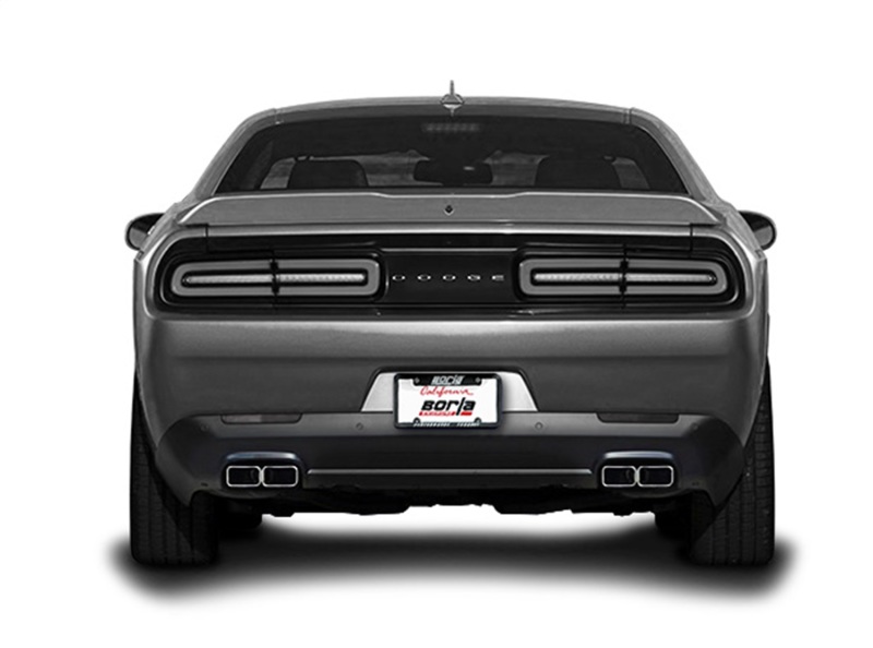 Borla 15-16 Dodge Challenger R/T 5.7L Dual Rectangle Angle Cut Dual Split Rear Exit ATAK Exhaust thumbnail 6