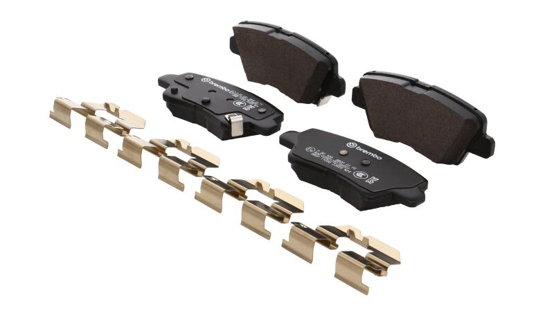 Brembo OE 21-22 Hyundai Accent/19-24 Nexo/2016 Sonata/2019 Sonata PRIME Low-Met Brake Pad - Rear thumbnail 7