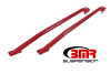 BMR 79-04 Fox Mustang Hardtop Only Weld-On Boxed STD. Subframe Connectors - Red thumbnail 3