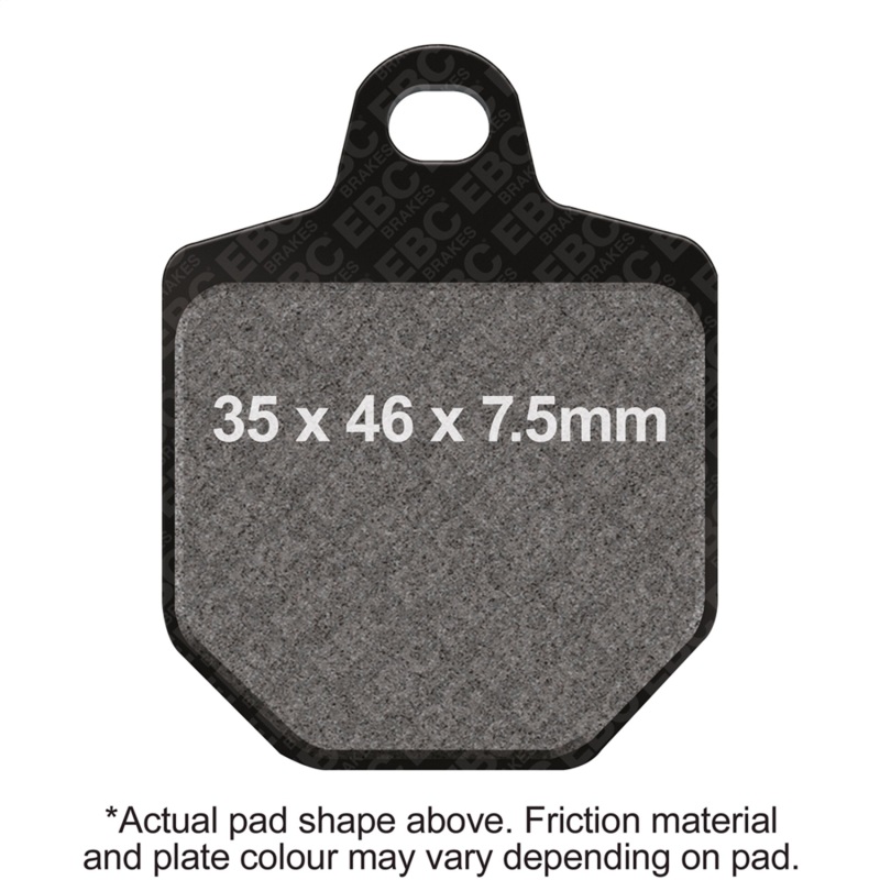 EBC 10-11 Husaberg FS 570 Supermoto Front Left FA-SFA-X Brake Pads