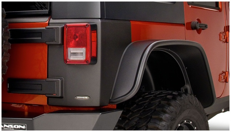 07-18 Jeep Wrangler Trail Armor Rear Corners - Black - Image 3