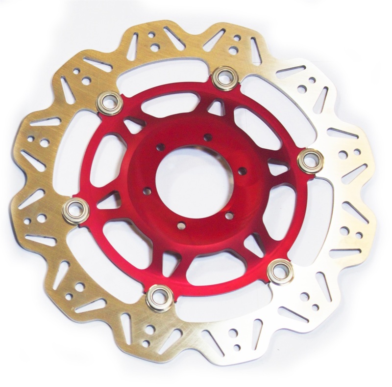 EBC 99-00 Honda CBR 600 F4 Carb Model Front Left/Right Vee Floating Red Rotor