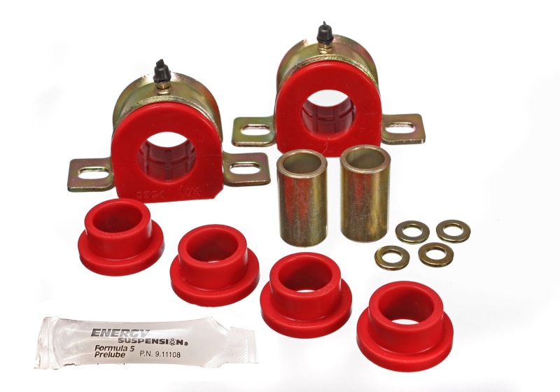 Energy Suspension 73-80 GM K5 Blazer / 73-80 K10/K20/K30 Red Complete Front Sway Bar Bushing Set thumbnail 3