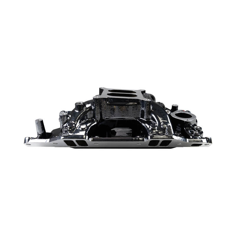 Edelbrock Performer RPM Air-Gap Intake Manifolds 7576-BP Manifold, Air Gap, Dual Plane, Aluminum, Black Plasma Coated, Square Bore, Mopar, Small Block, Each thumbnail 2