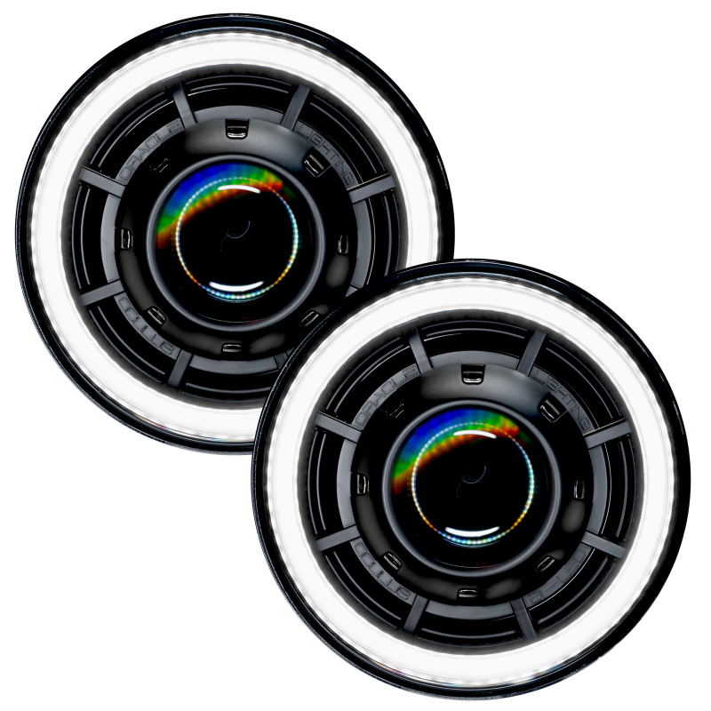 Oracle Oculus 7in Bi-LED Projector Headlights for Jeep Wrangler JK - 6000K thumbnail 8