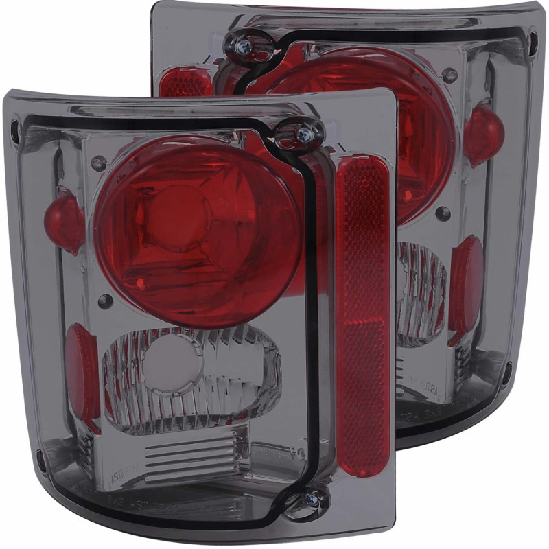 ANZO 1973-1987 Chevrolet C 10 Taillights Smoke thumbnail 3