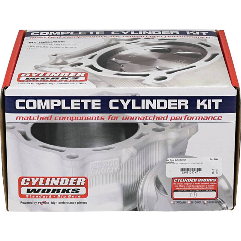 Cylinder Works 20-23 Yamaha WR 250 F 250cc +3mm Big Bore Cylinder Kit 270cc 13.8:1 Comp. 80mm thumbnail 3