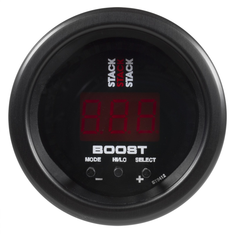 Autometer Stack 52mm -1 to +2 Bar (-30INHG to +30 PSI) Boost Controller - Black thumbnail 4