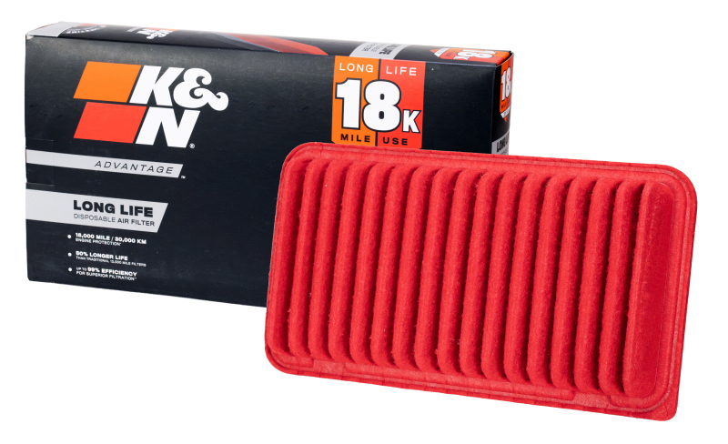 K&N Advantage Air Filter 18K Miles Mazda Miata L4-2.0L F/I 2006 thumbnail 3