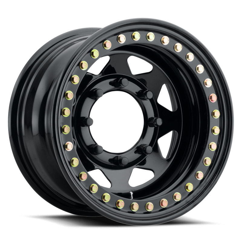 RACELINE RT80 RYNO 15X10 8X165.1 -25MM GLOSS BLACK WHEEL