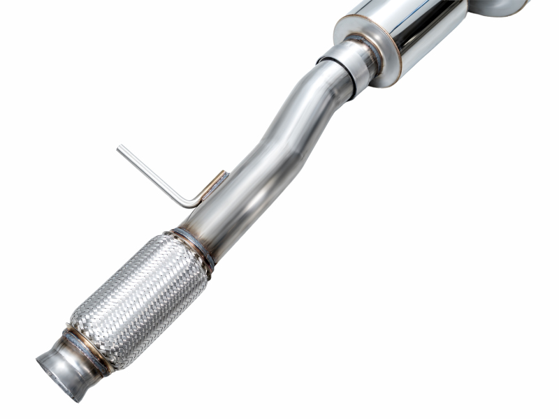 AWE Tuning 2021+ GMC Tahoe/Yukon 5.3L 0FG Split Rear Exit Catback Exhaust - Quad Diamond Blk Tips thumbnail 7