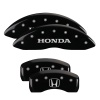 MGP 4 Caliper Covers Engraved Front Honda Engraved Rear H Logo Black finish silver ch thumbnail 8